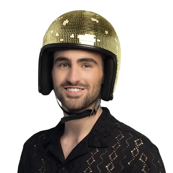 Disco-Kopfhörer gold