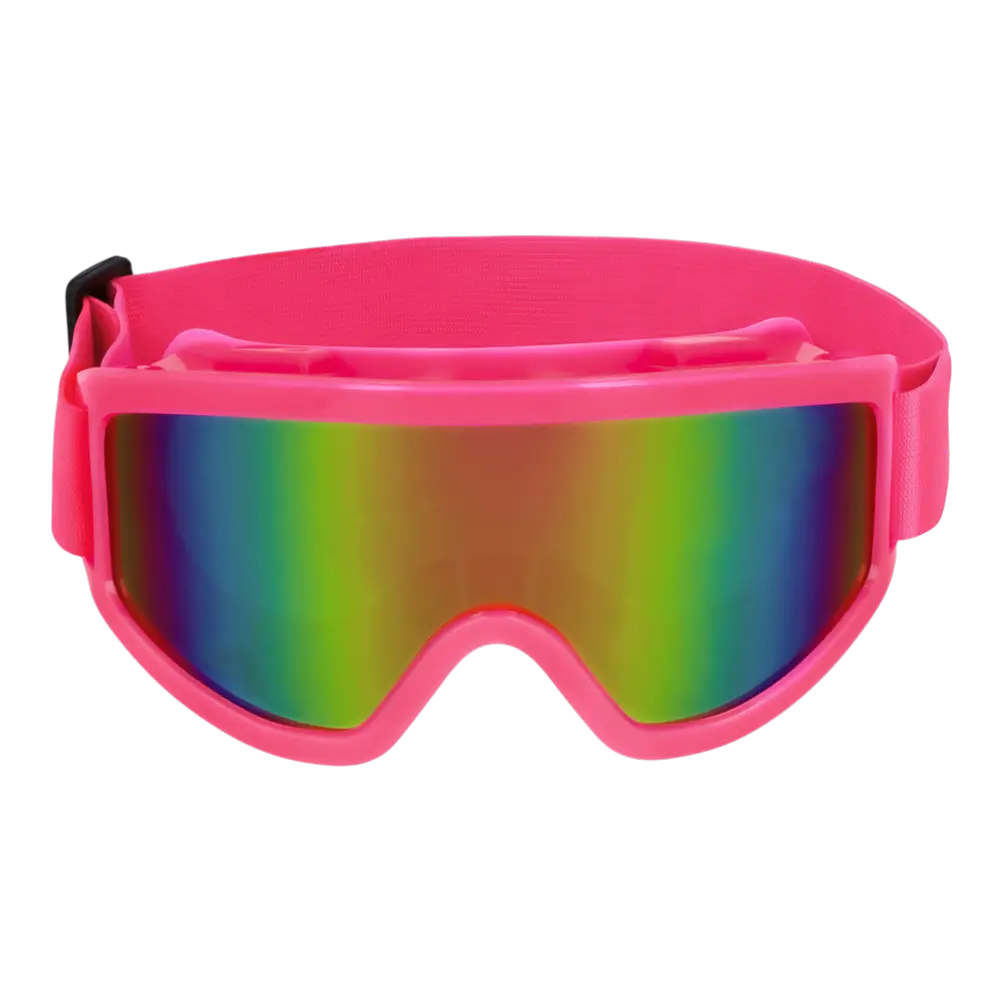 Ski Partybrille für Party und Kostüm – Neonrosa