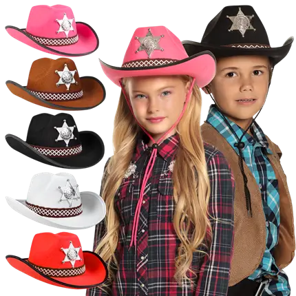 Kinderhut Cowboy Sheriff assortimen