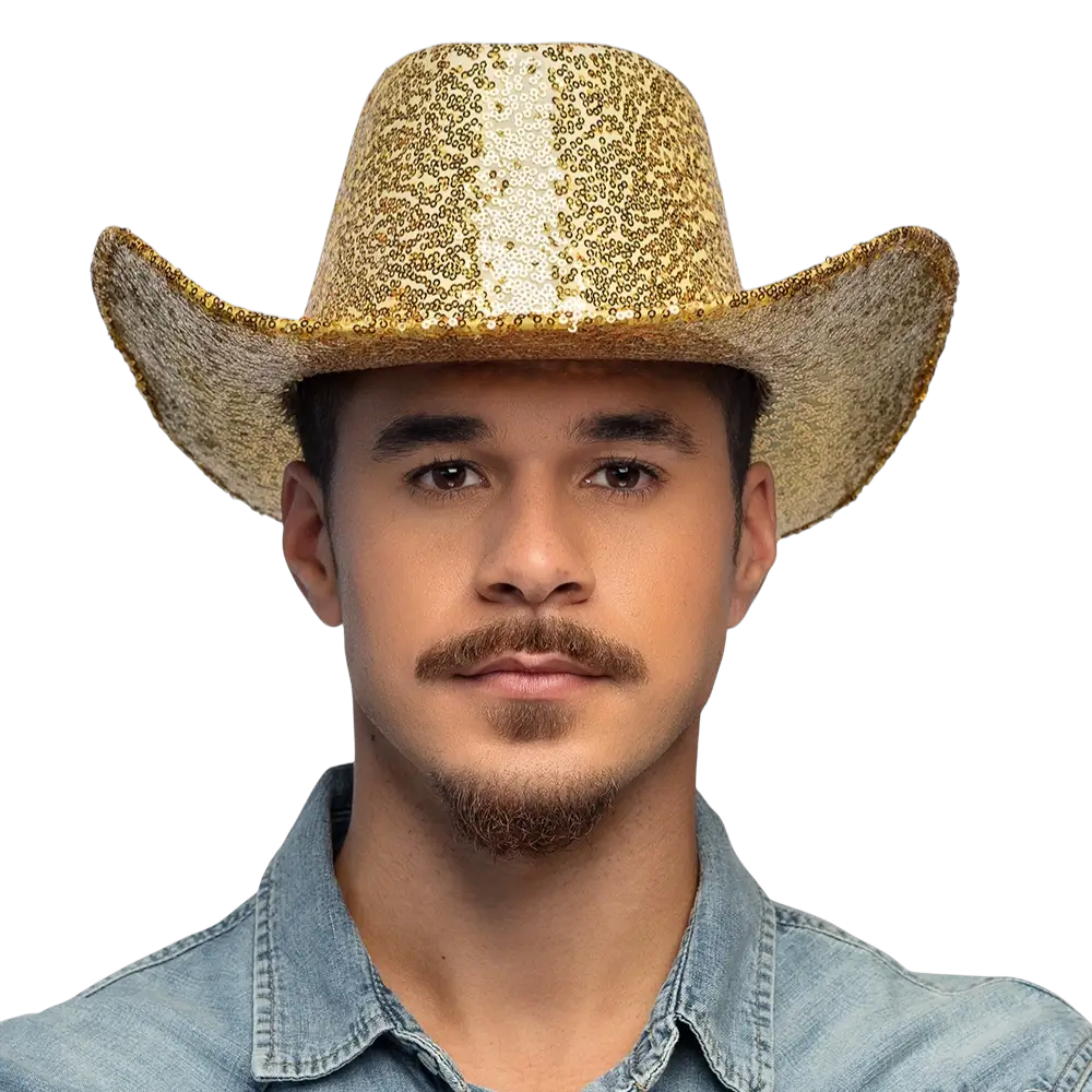 Rodeo-Party-Cowboyhut Gold