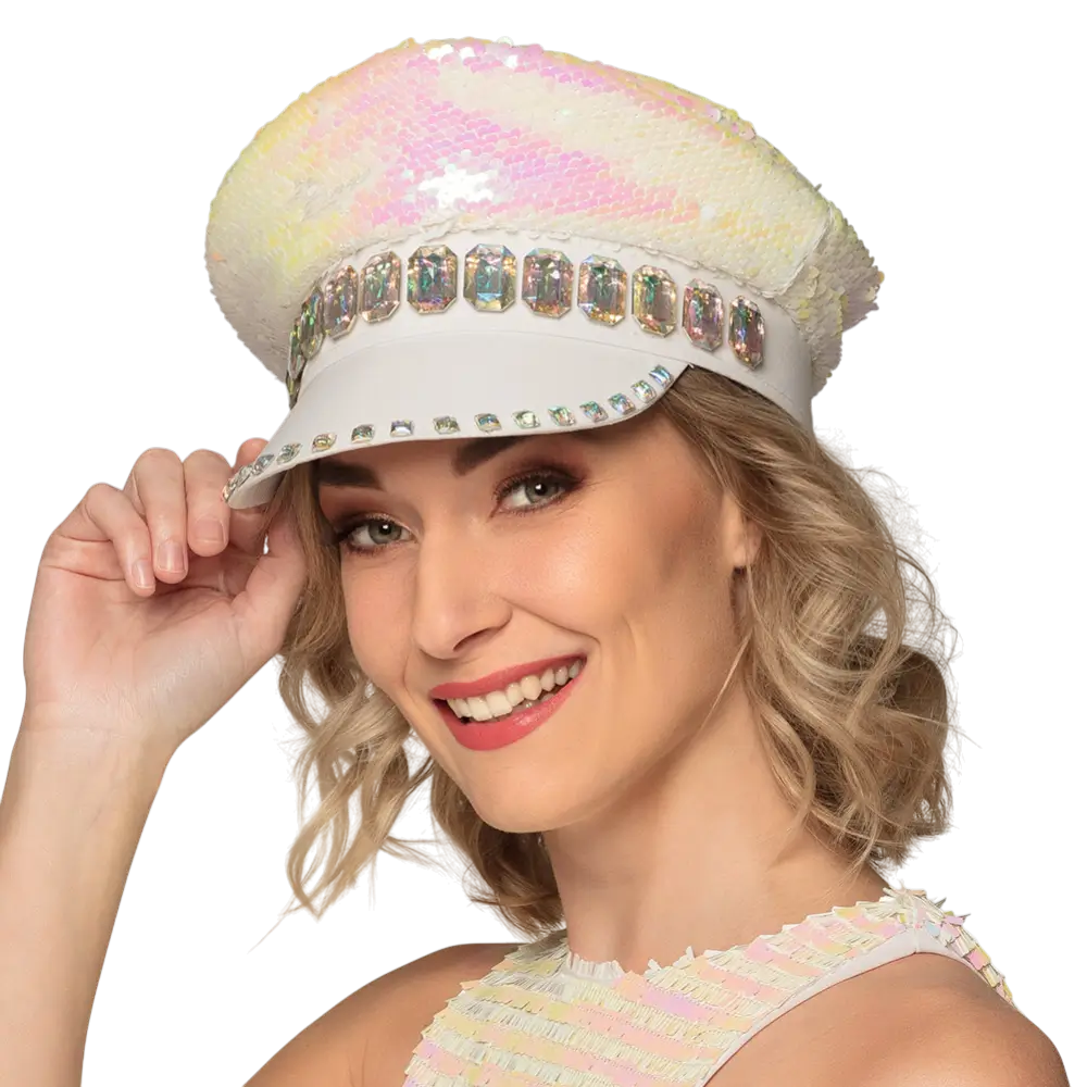 Mütze Sandy candy weiß