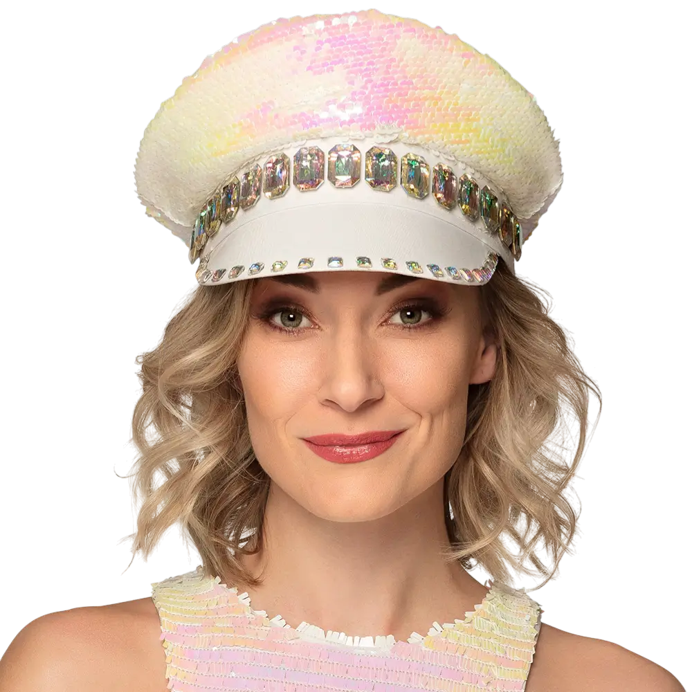 Mütze Sandy candy weiß