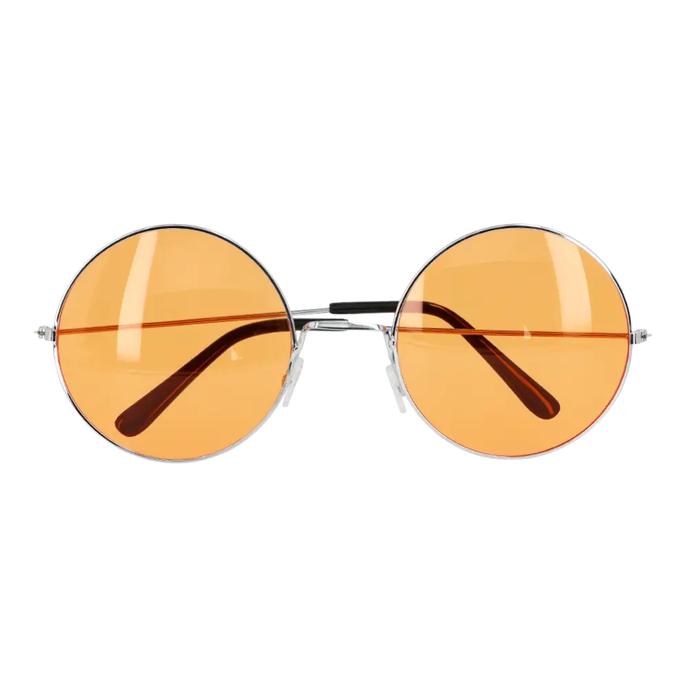 Partybrille Hippie XL orange