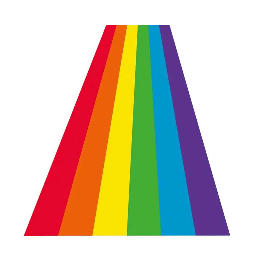 Regenbogen-Teppich (450 x 60cm)