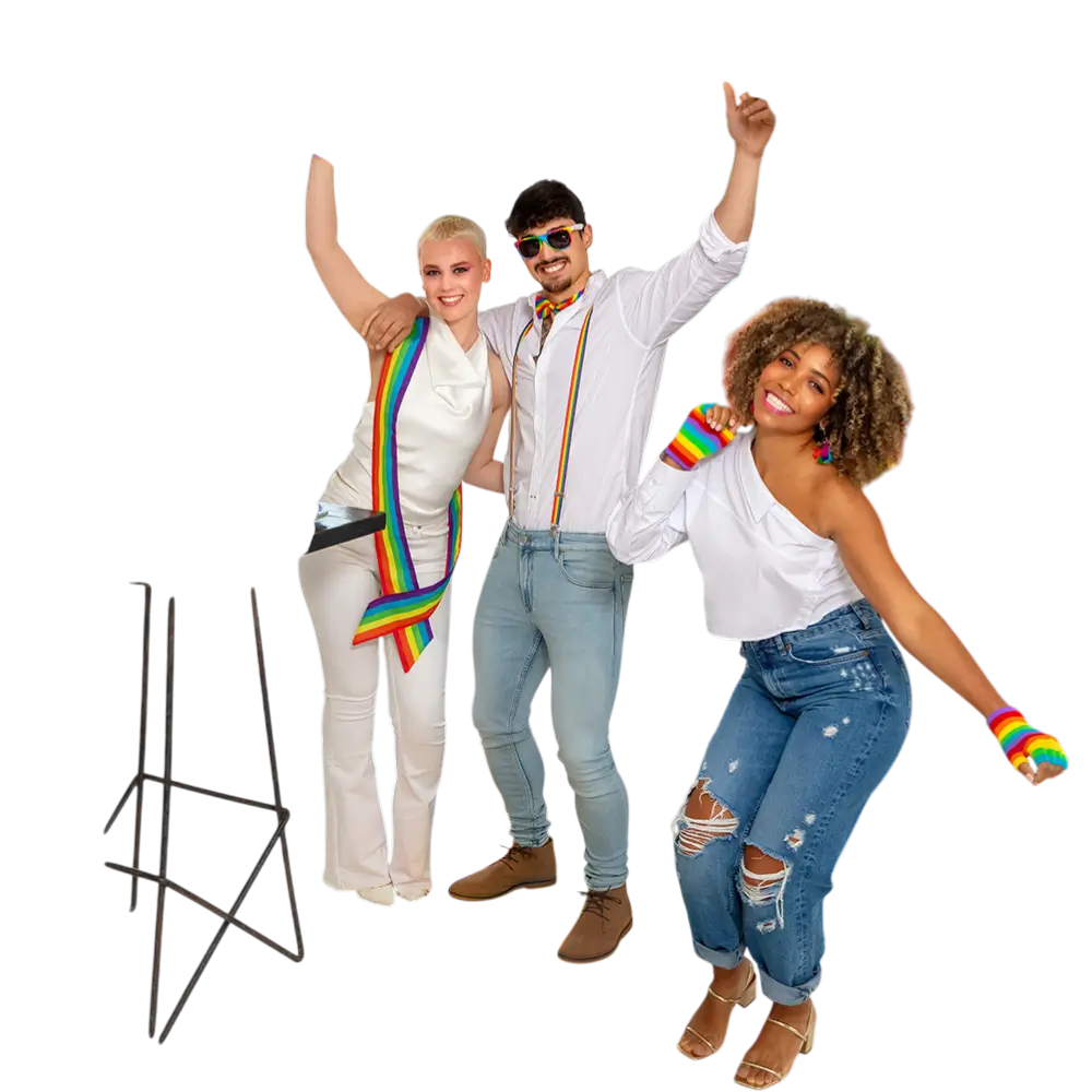 Regenbogen-Teppich (450 x 60cm)