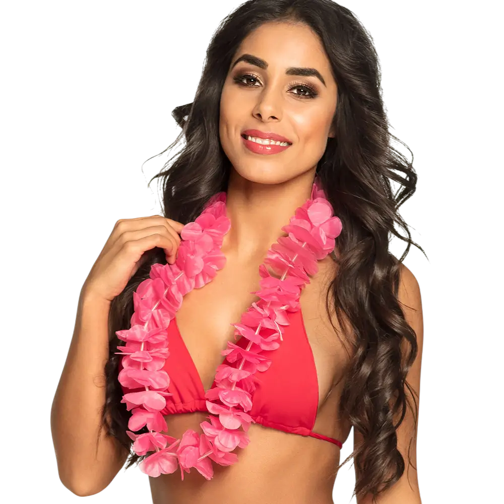 Hawaiikette Ohana neonpink