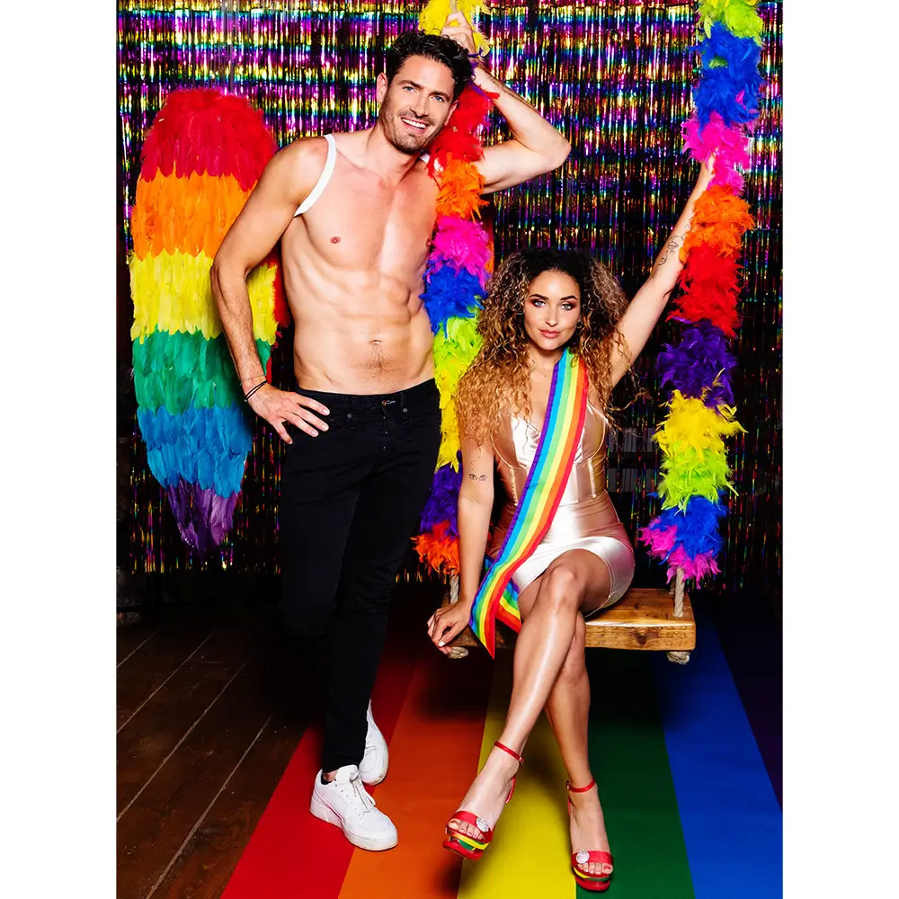 Boa Party Regenbogen 180cm