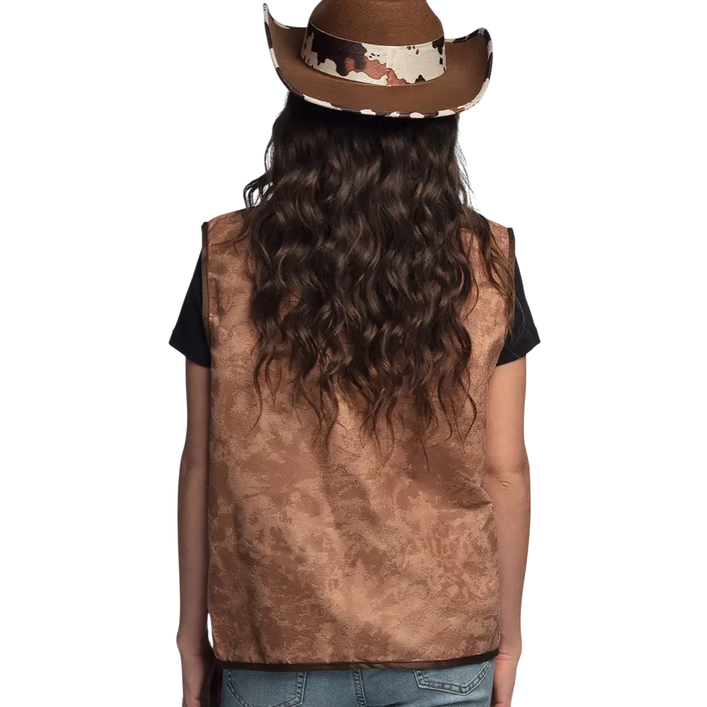 Westernweste braun (M)