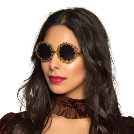 Klassische Steampunk-Partybrille