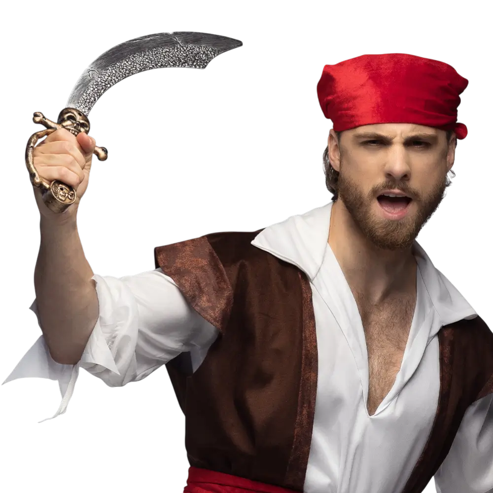 Piratenschwert Schädel (36 cm)