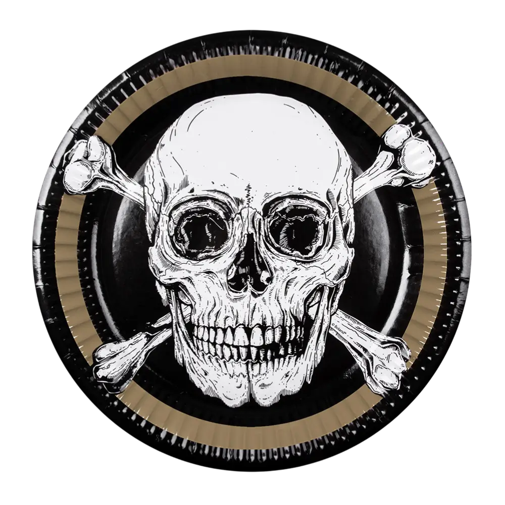 Set 10 Papierteller Piraten