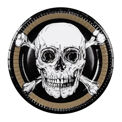 Set 10 Papierteller Piraten