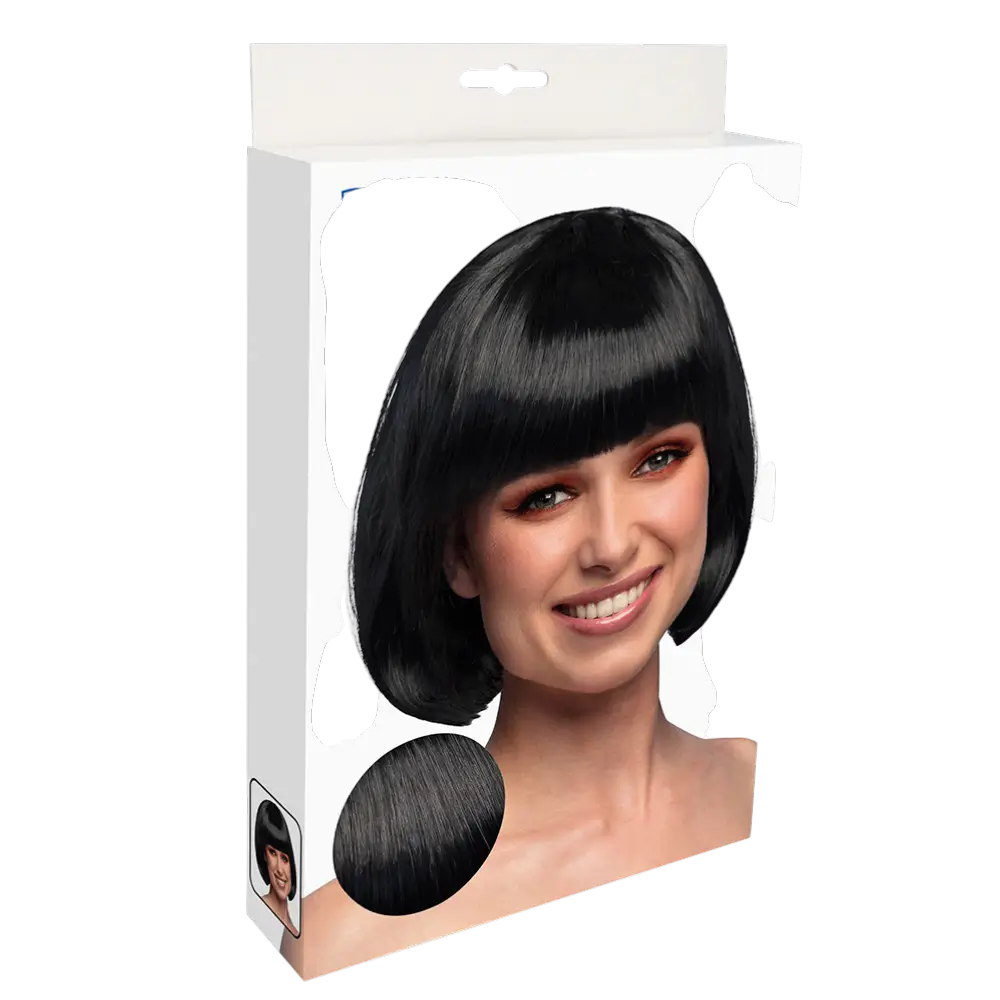 Perücke Cabaret Schwarz