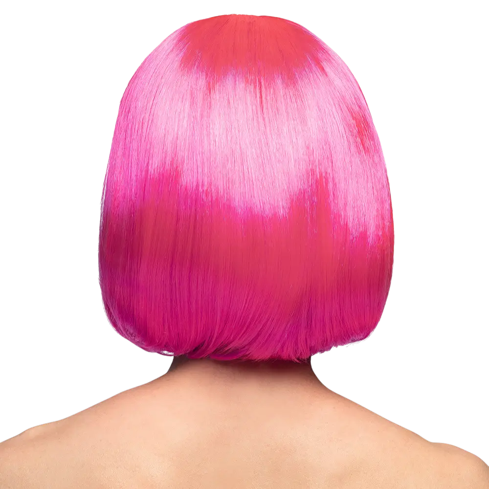 Perücke Cabaret Neonpink