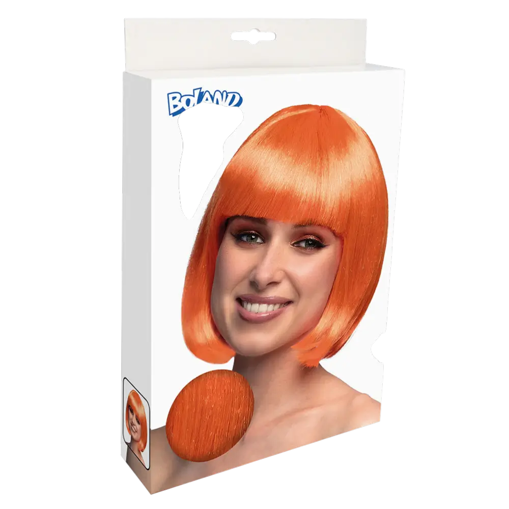 Perücke Cabaret Neonorange