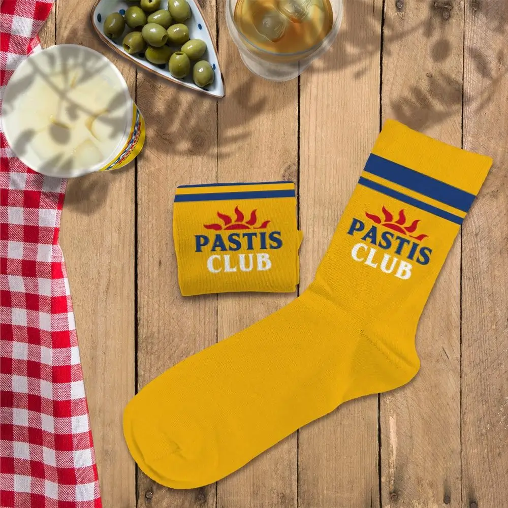 Socken "Pastis Club" - Fun Geschenk für Aperitif-Liebhaber