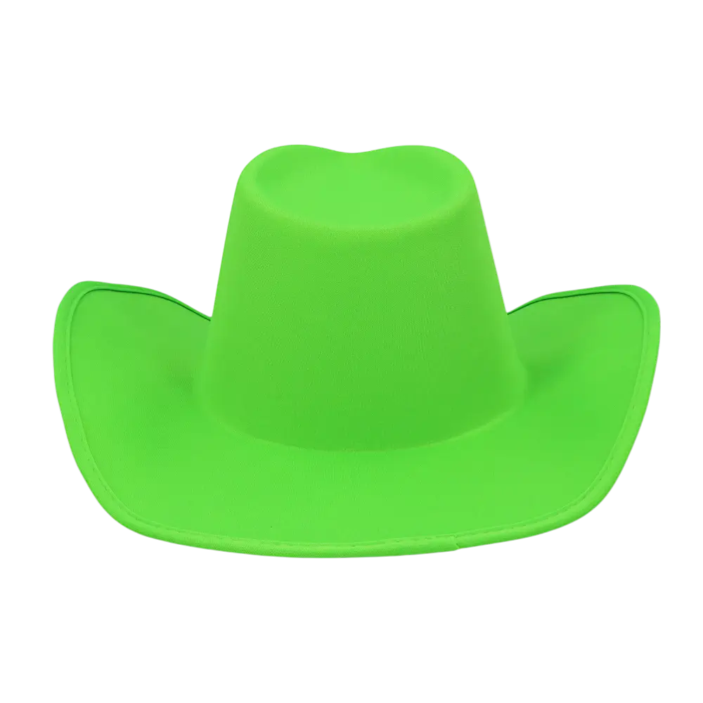 Cowboyhut mit Fransen für Kostüm "Blaze" - Neongrün