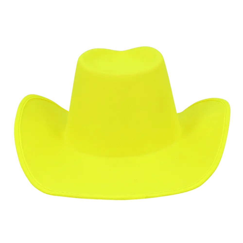 Cowboyhut mit Fransen für Kostüm "Blaze" - Neongelb