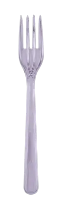 Wiederverwendbare Gabeln 18 cm Kristall-Look – Wiederverwendbares Geschirr