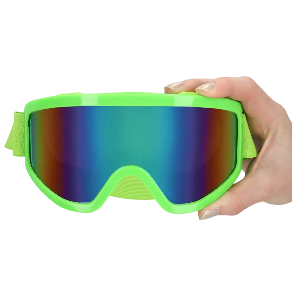 Skibrille für Party und Kostüm - Neongrün