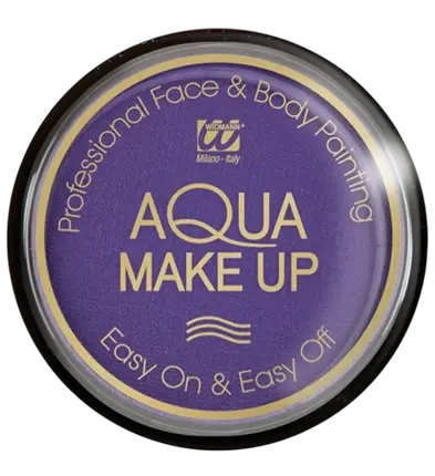 Wasserbasierte Gesichtsschminke Violett - Aqua Makeup 10 ml - Geburtstag Karneval Halloween Supporter