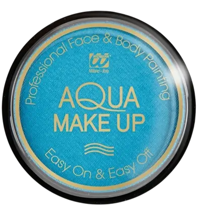 Wasserbasierte Gesichtsschminke Himmelblau - Aqua Makeup 10 ml - Geburtstag Karneval Halloween Supporter
