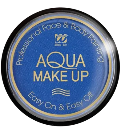 Wasserbasierte Gesichtsschminke Dunkelblau - Aqua Makeup 10 ml - Geburtstag Karneval Halloween Supporter
