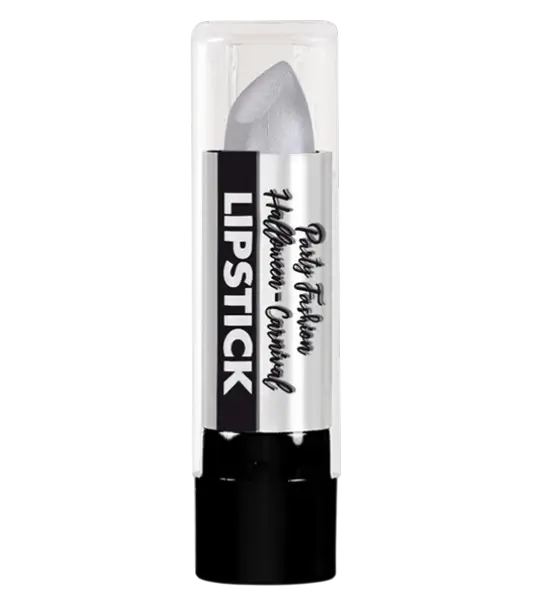Silberner Lippenstift - Halloween Karneval Gesichtsmakeup - 6 ml