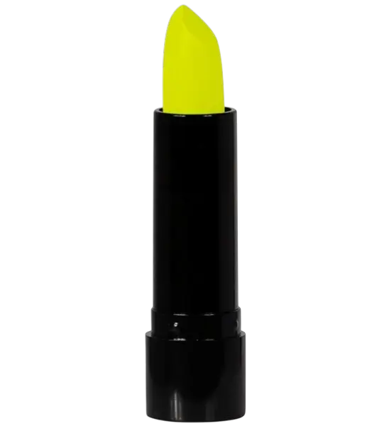 Lippenstift Neongelb UV - Halloween Karneval Gesichtsmakeup - 6 ml
