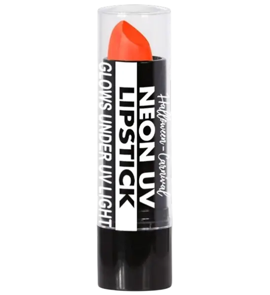 Lippenstift Fluoreszierend Orange UV - Halloween Karneval Gesichtsmakeup - 6 ml