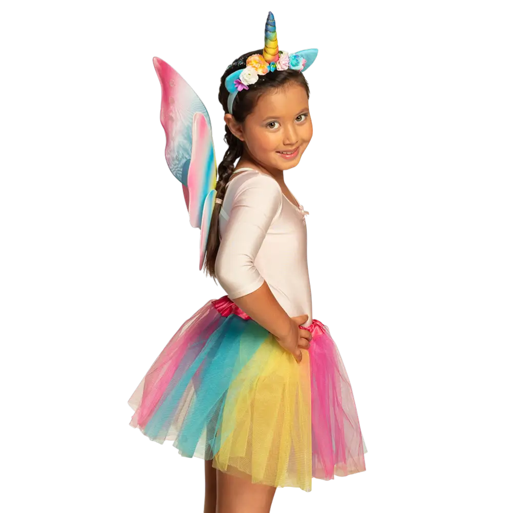 Fee Einhorn Set für Kinder - Zubehör für märchenhafte Kostüme