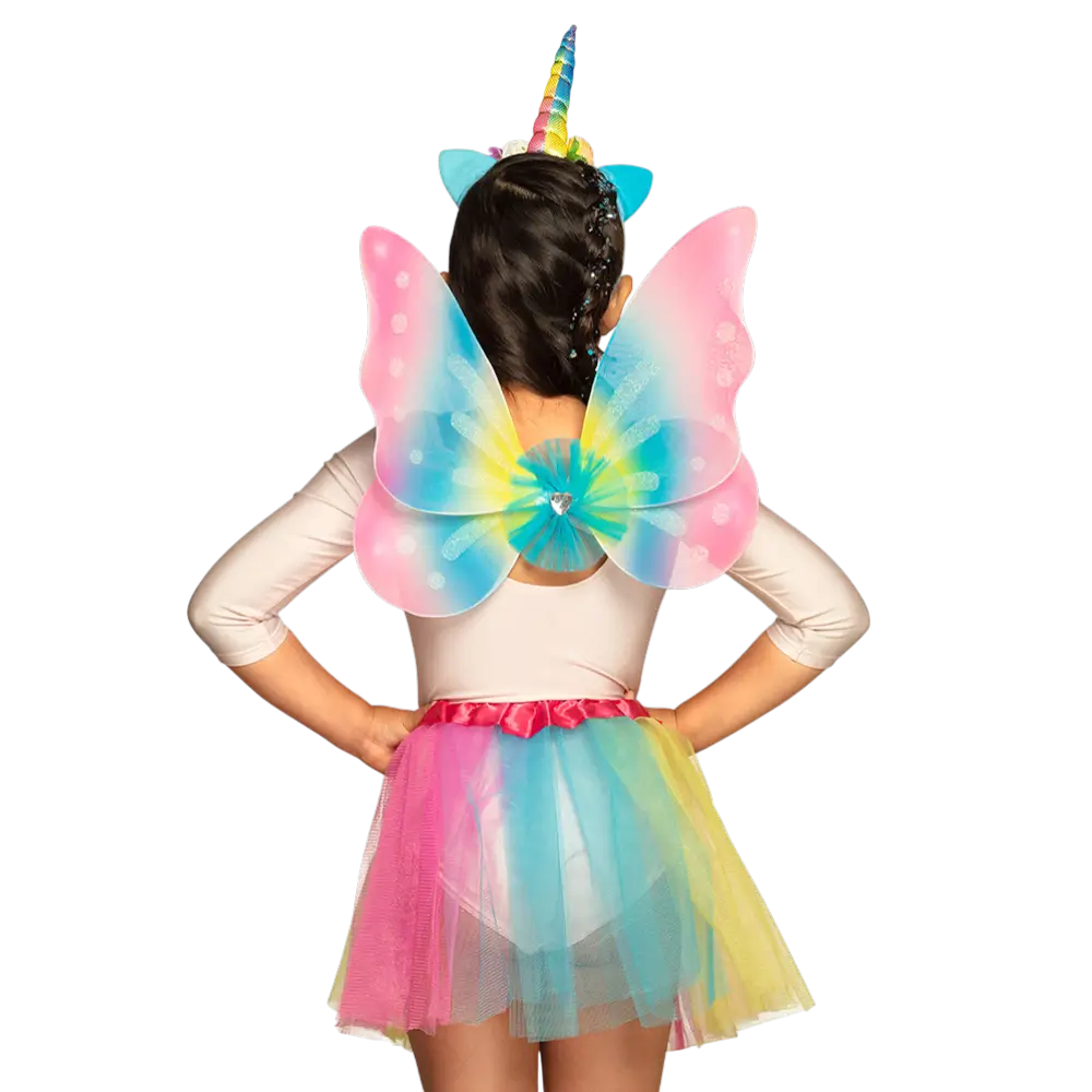 Fee Einhorn Set für Kinder - Zubehör für märchenhafte Kostüme