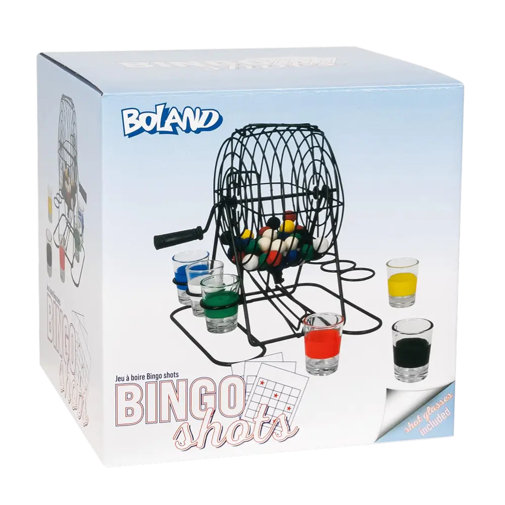 Trinkspiel Bingo Shots - Partyspiel unter Freunden