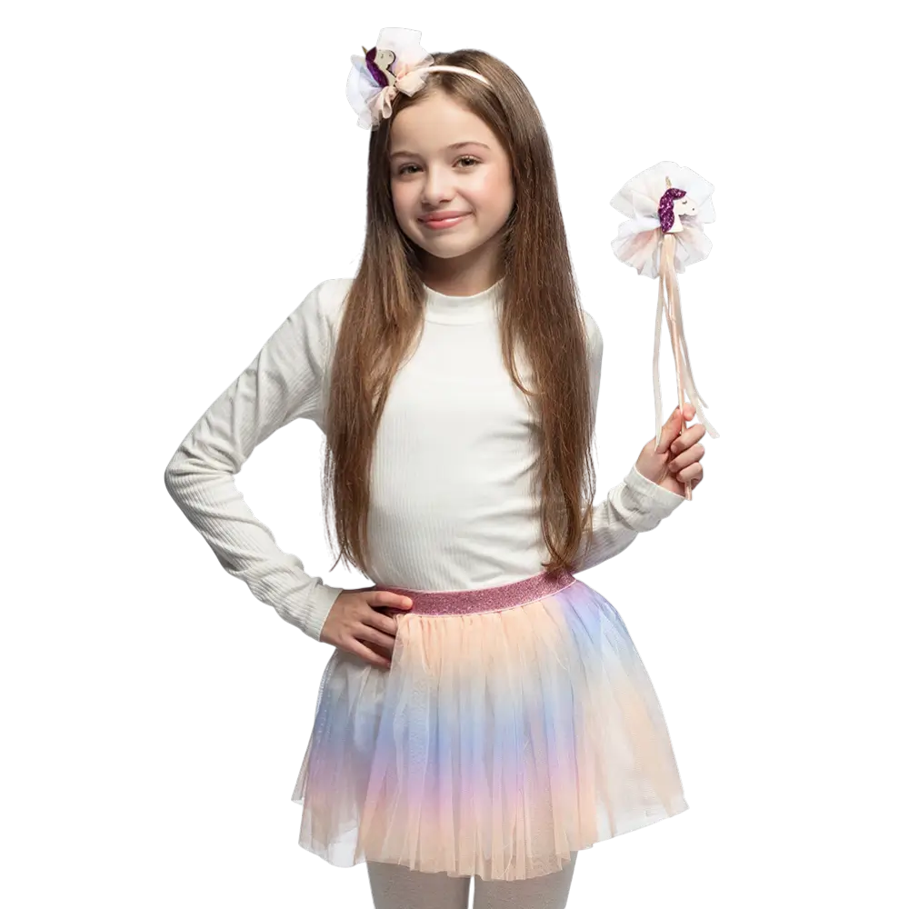 Pastellfarbenes Einhorn-Set - Zubehör für Einhorn-Kostüme