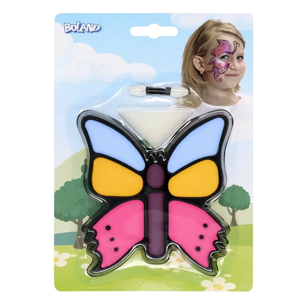 Schmetterling Make-up-Palette für Kinder - Karnevals-Make-up-Set