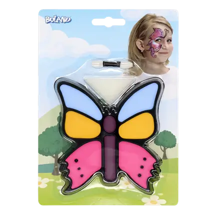 Schmetterling Make-up-Palette für Kinder - Karnevals-Make-up-Set