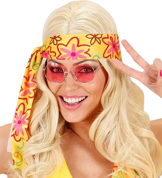 Brille Charakter mit roten Gläsern - Brille Kostüm