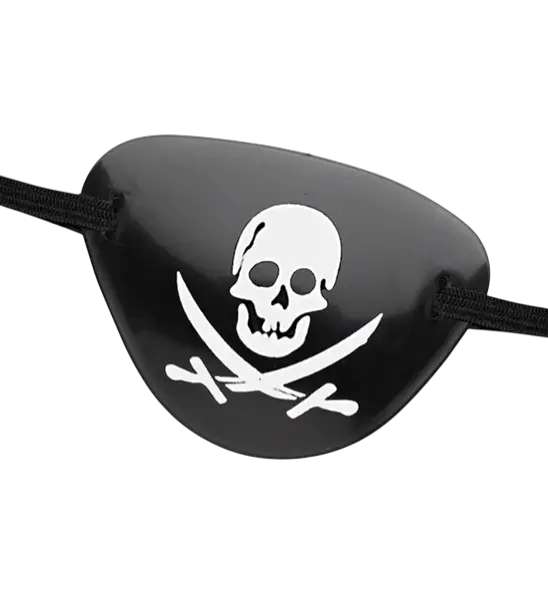 Piraten-Augenklappe - Zubehör Piratenkostüm