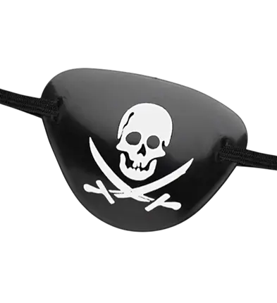 Piraten-Augenklappe - Zubehör Piratenkostüm