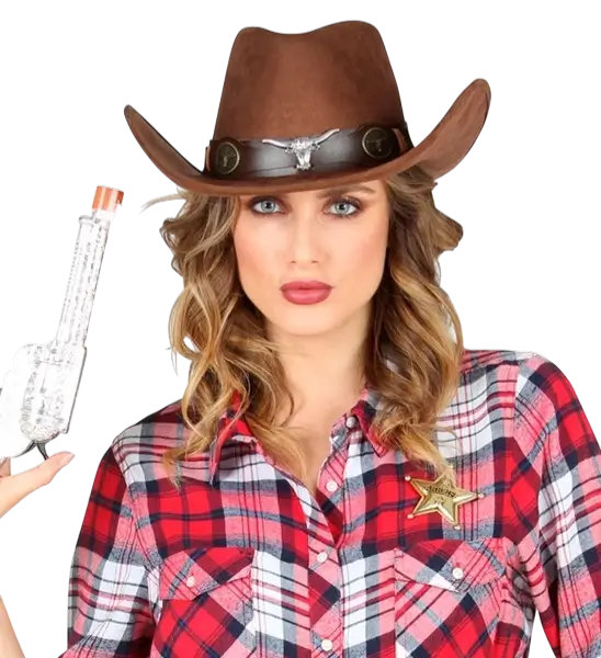 Authentischer Sheriffstern - Abzeichen Cowboy Wilder Westen