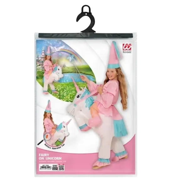 Aufblasbares Kostüm Einhorn - Karnevalskostüm