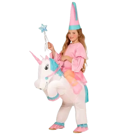 Aufblasbares Kostüm Einhorn - Karnevalskostüm