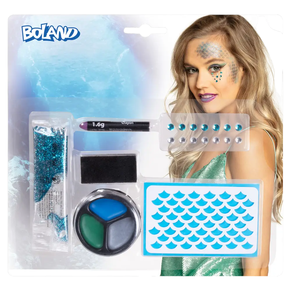 Kinder Make-up Set Meerjungfrau - Karneval & Party Make-up