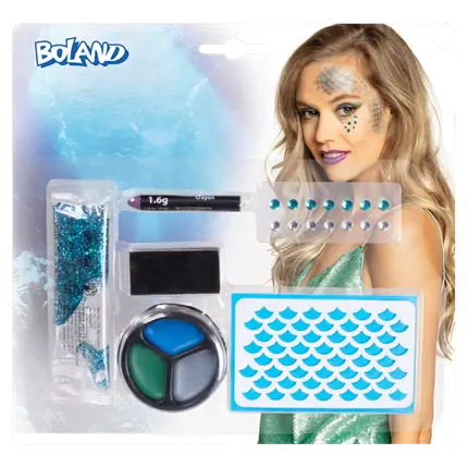 Kinder Make-up Set Meerjungfrau - Karneval & Party Make-up