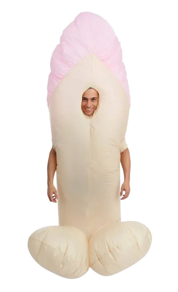 Aufblasbares Kostüm Zizi Erwachsene - Kostüm Humor WYD Einheitsgröße