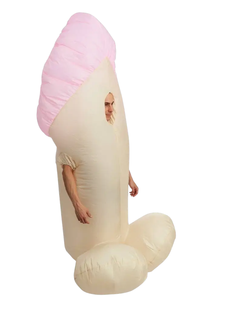 Aufblasbares Kostüm Zizi Erwachsene - Kostüm Humor WYD Einheitsgröße