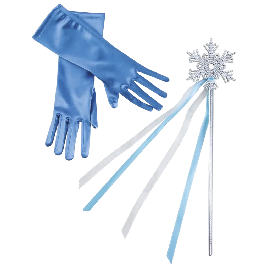 Schneekönigin Kinder Accessoires Set - Prinzessinnen Accessoires
