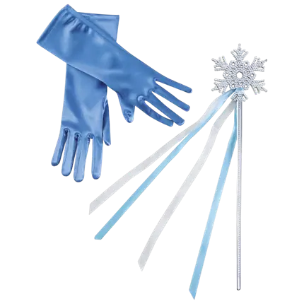 Schneekönigin Kinder Accessoires Set - Prinzessinnen Accessoires