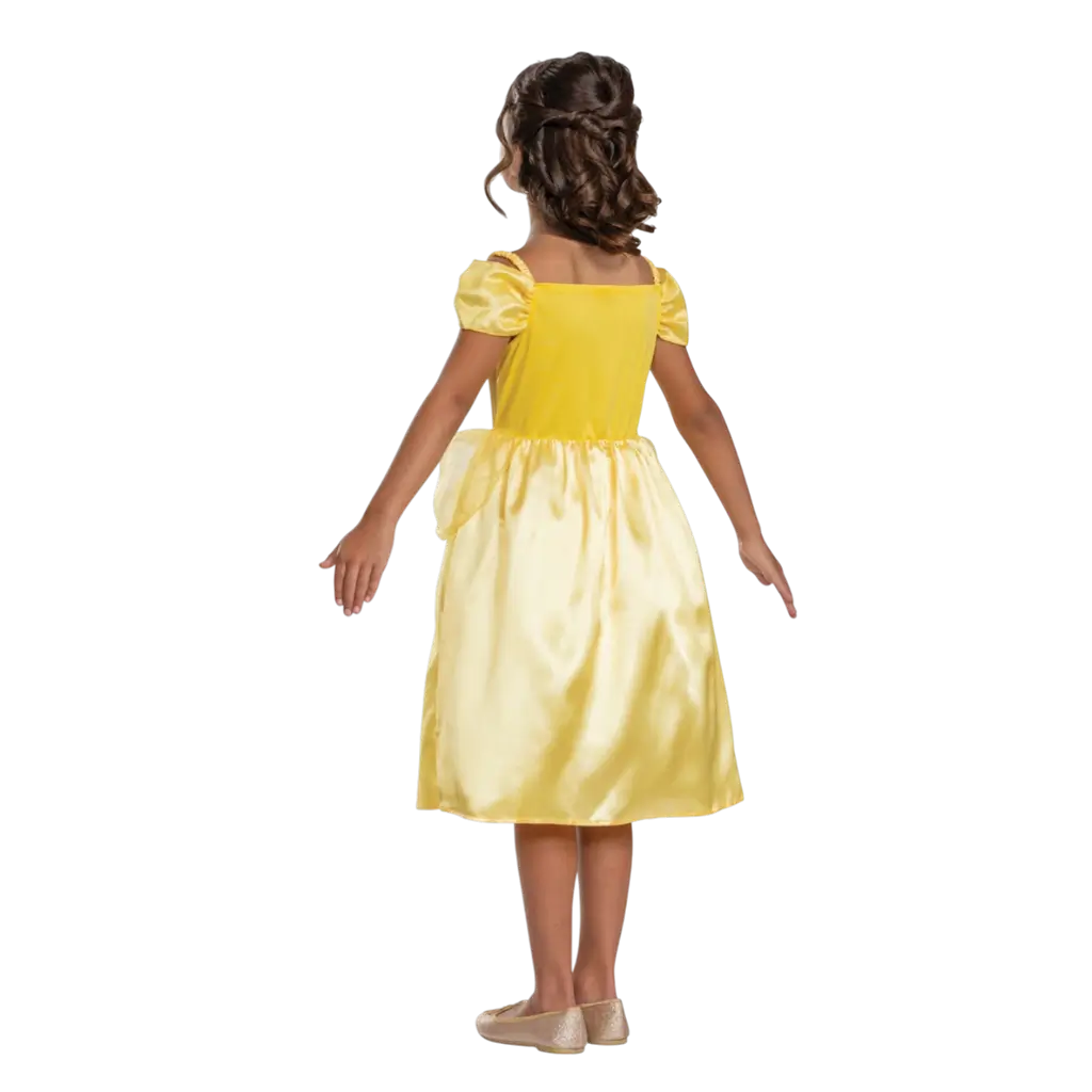 Disney™ Belle Kostüm Kind 7-8 Jahre - Prinzessinnenkostüm Die Schöne und das Biest