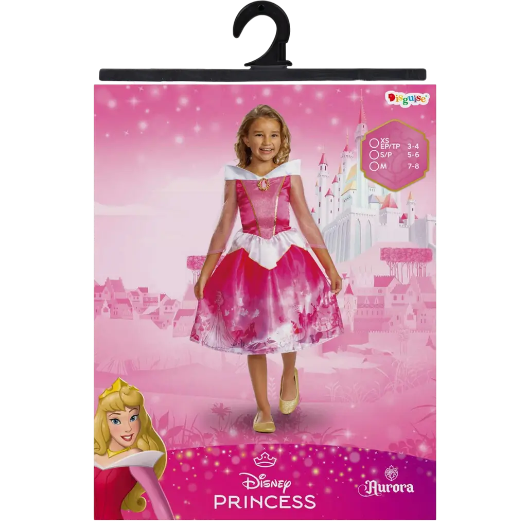 Disney™ Aurora Kostüm Kind 5-6 Jahre - Prinzessin Kostüm